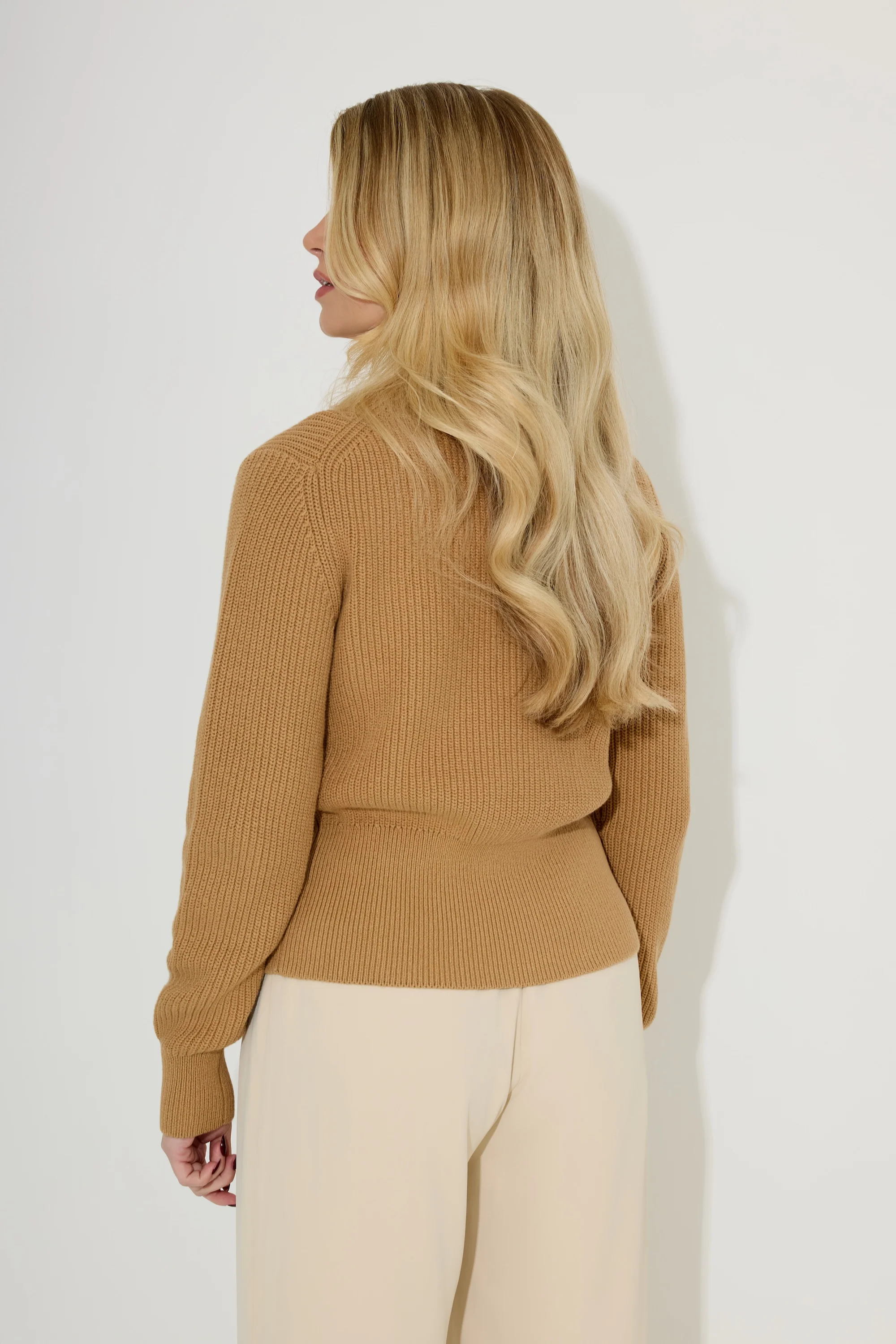 Cotton Zip Detail Cardigan - Image 5