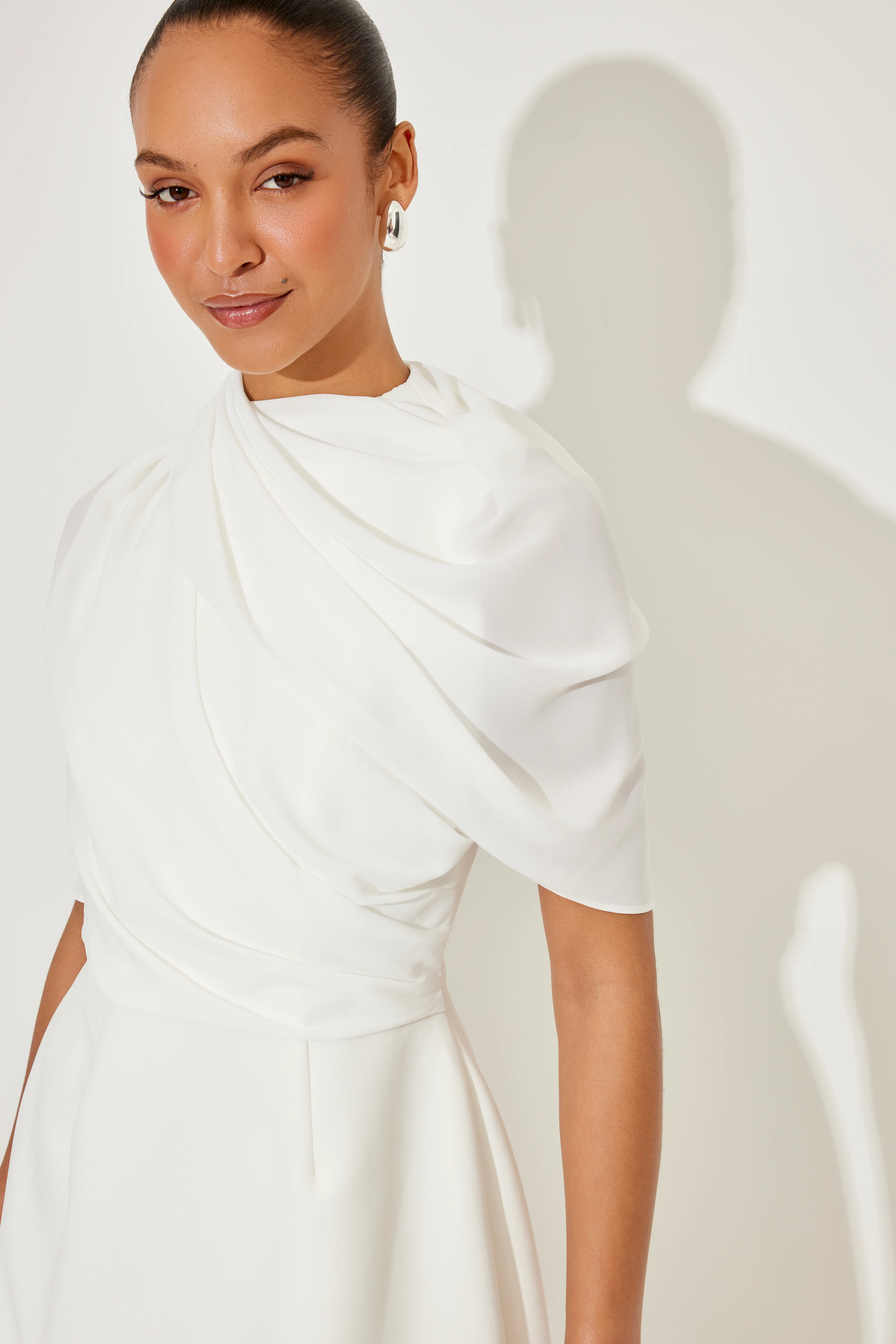 Gathered Mini Dress - Image 2