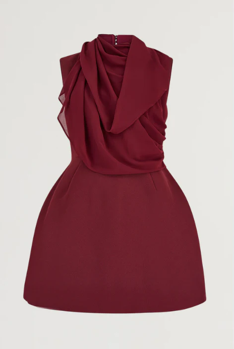 Gathered Mini Dress - Image 5