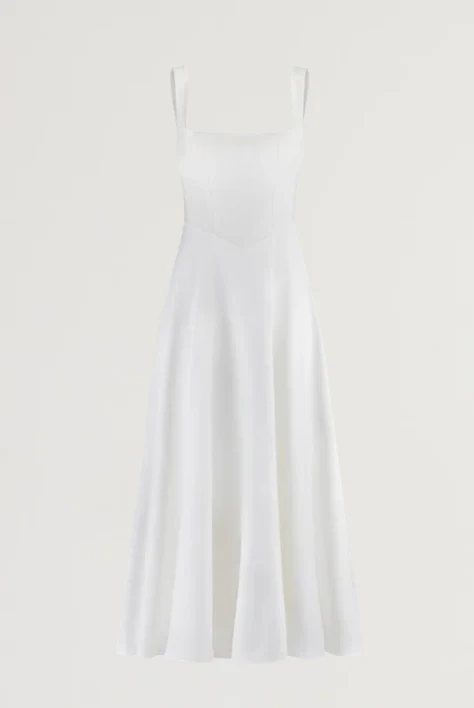Square Neck Midi Dress - Image 6