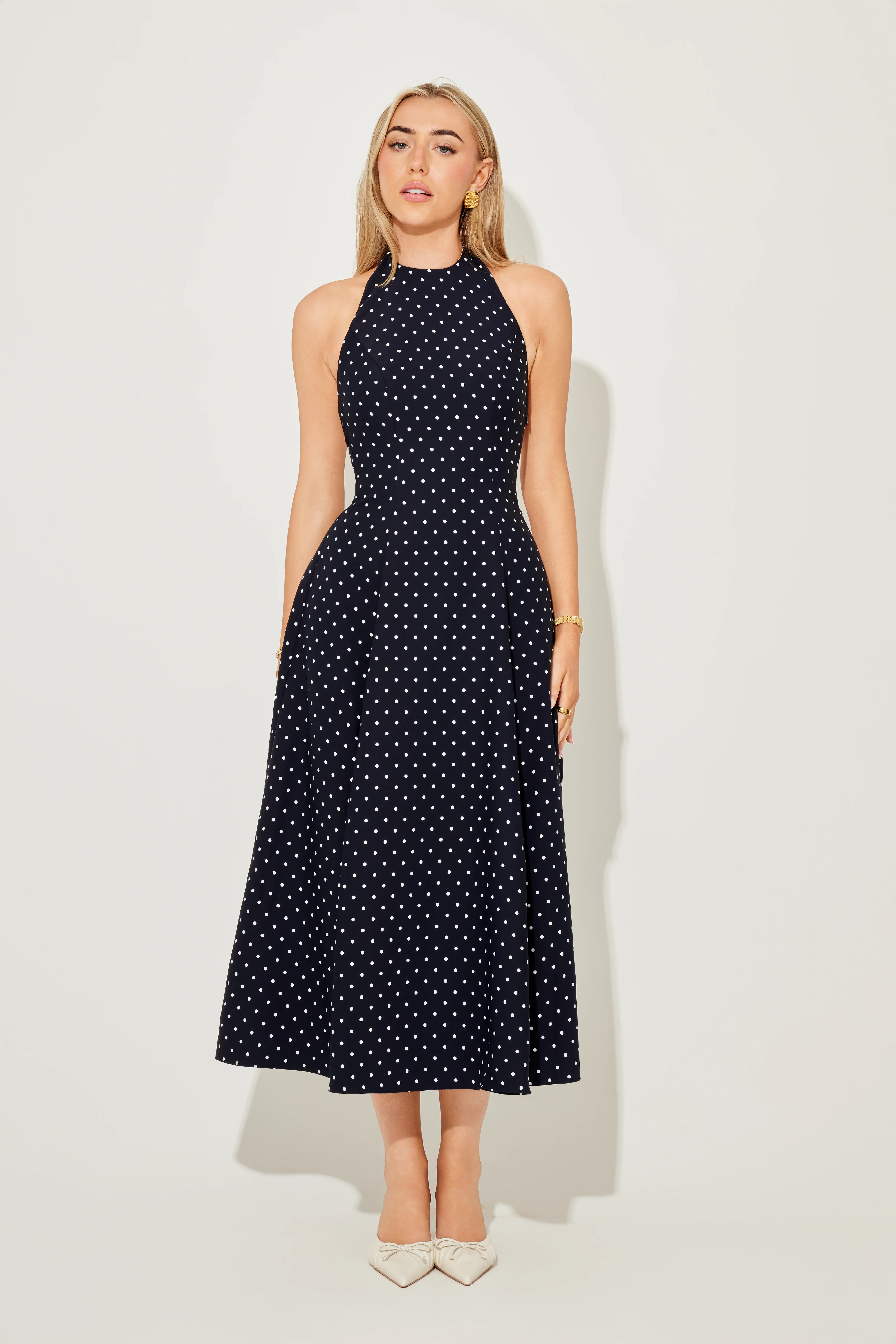 Low Back Midi Dress