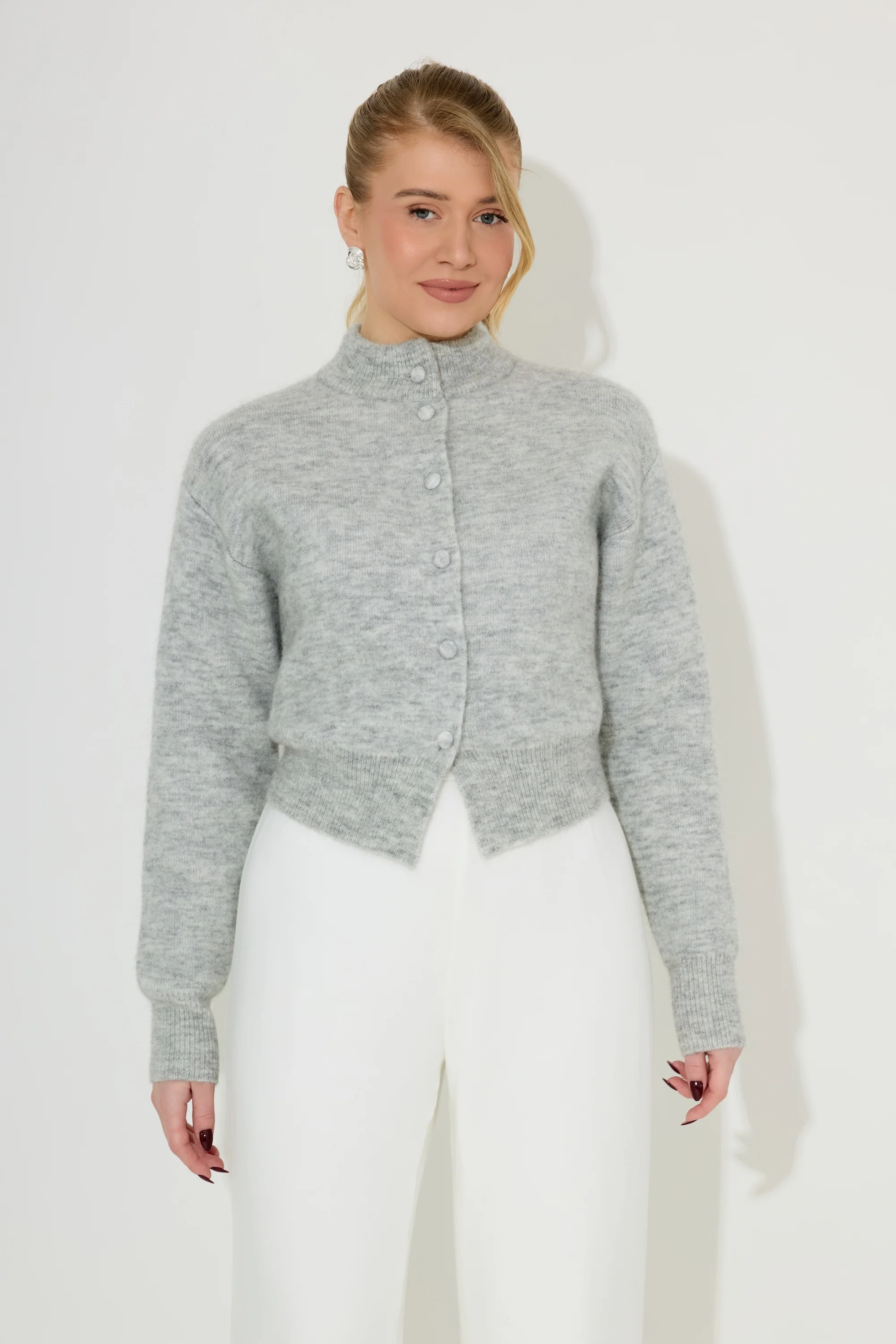 Mohair Button Cardigan - Image 2