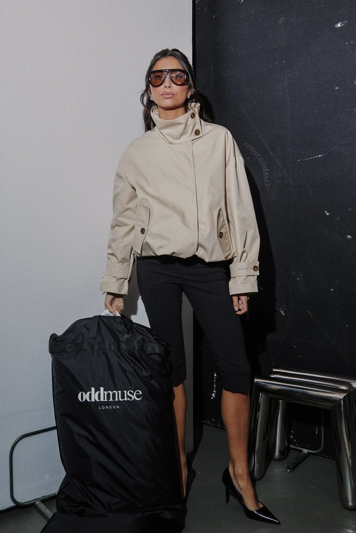 Oversized Cotton Mix Jacket