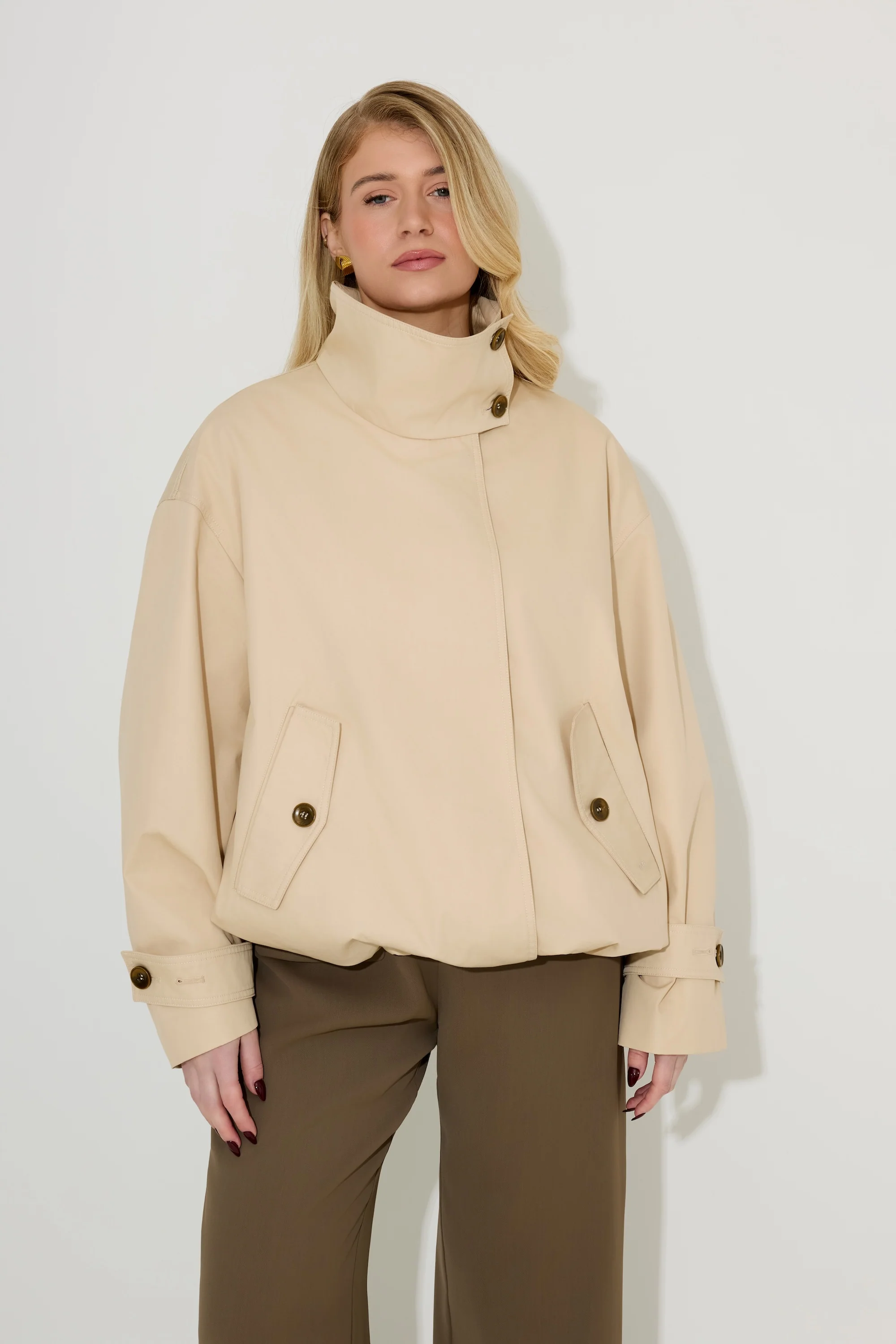 Oversized Cotton Mix Jacket - Image 2
