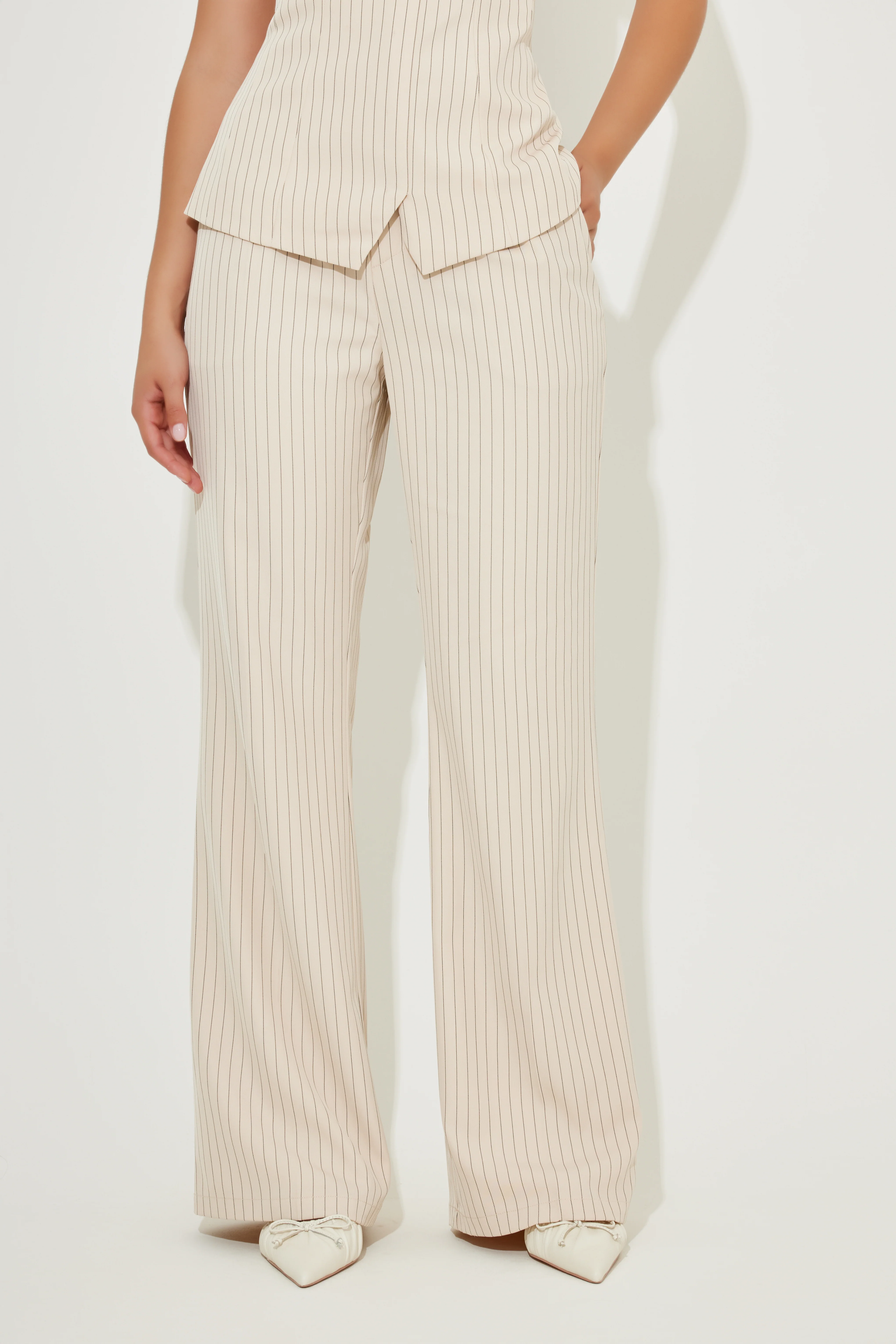 Pinstripe Trousers - Image 2
