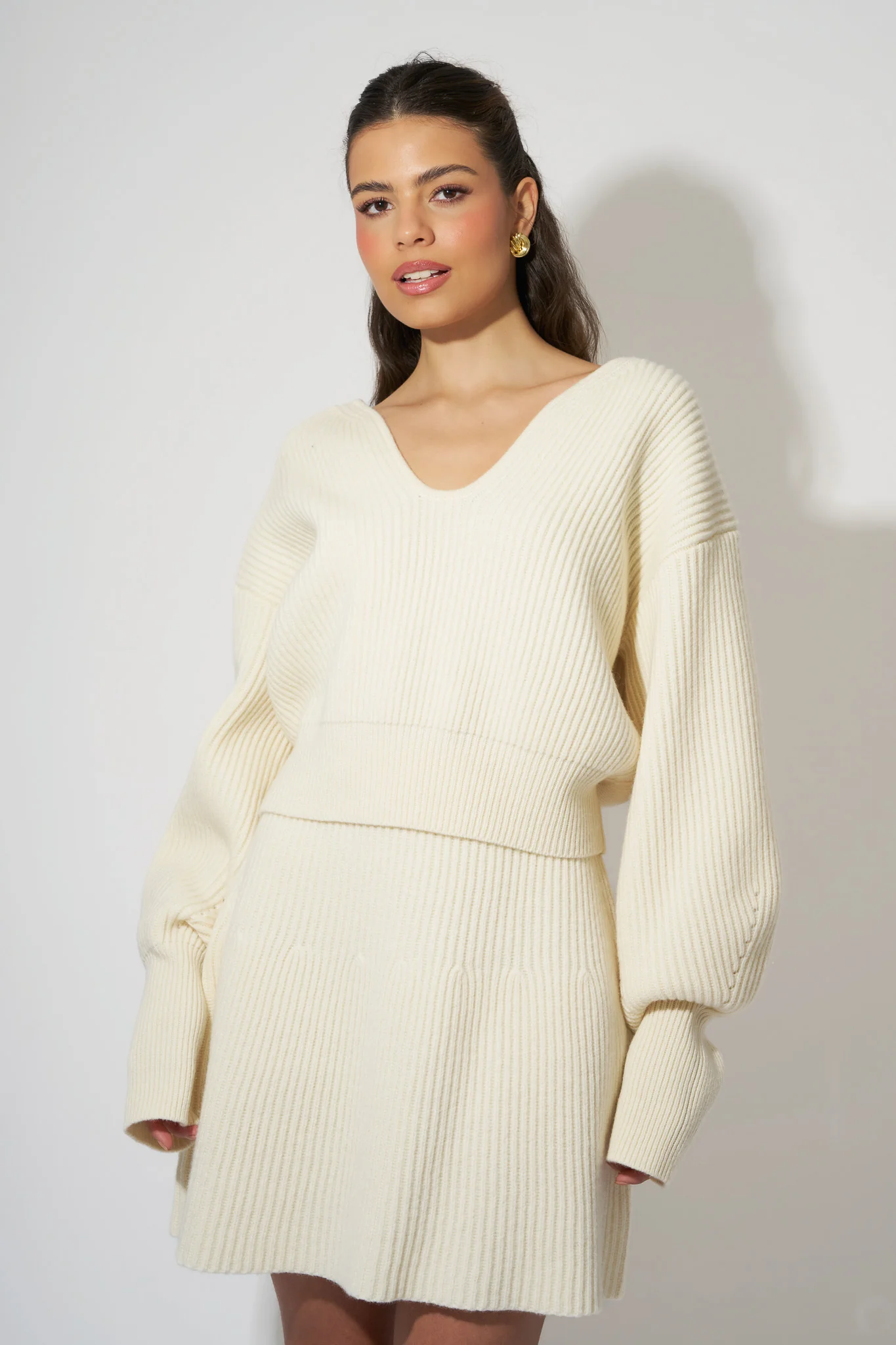Ribbed Oversized Jumper