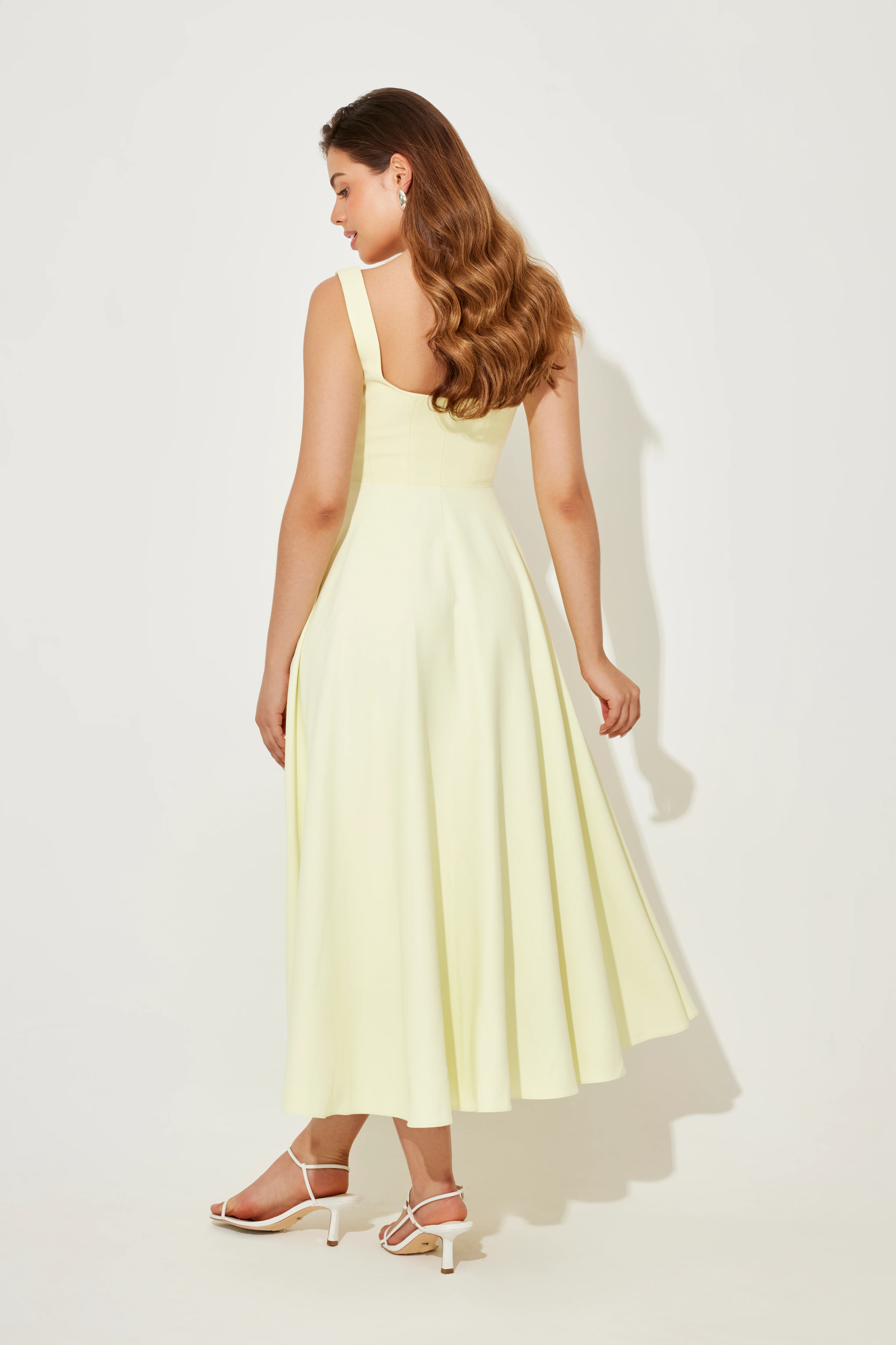 Square Neck Midi Dress - Image 3