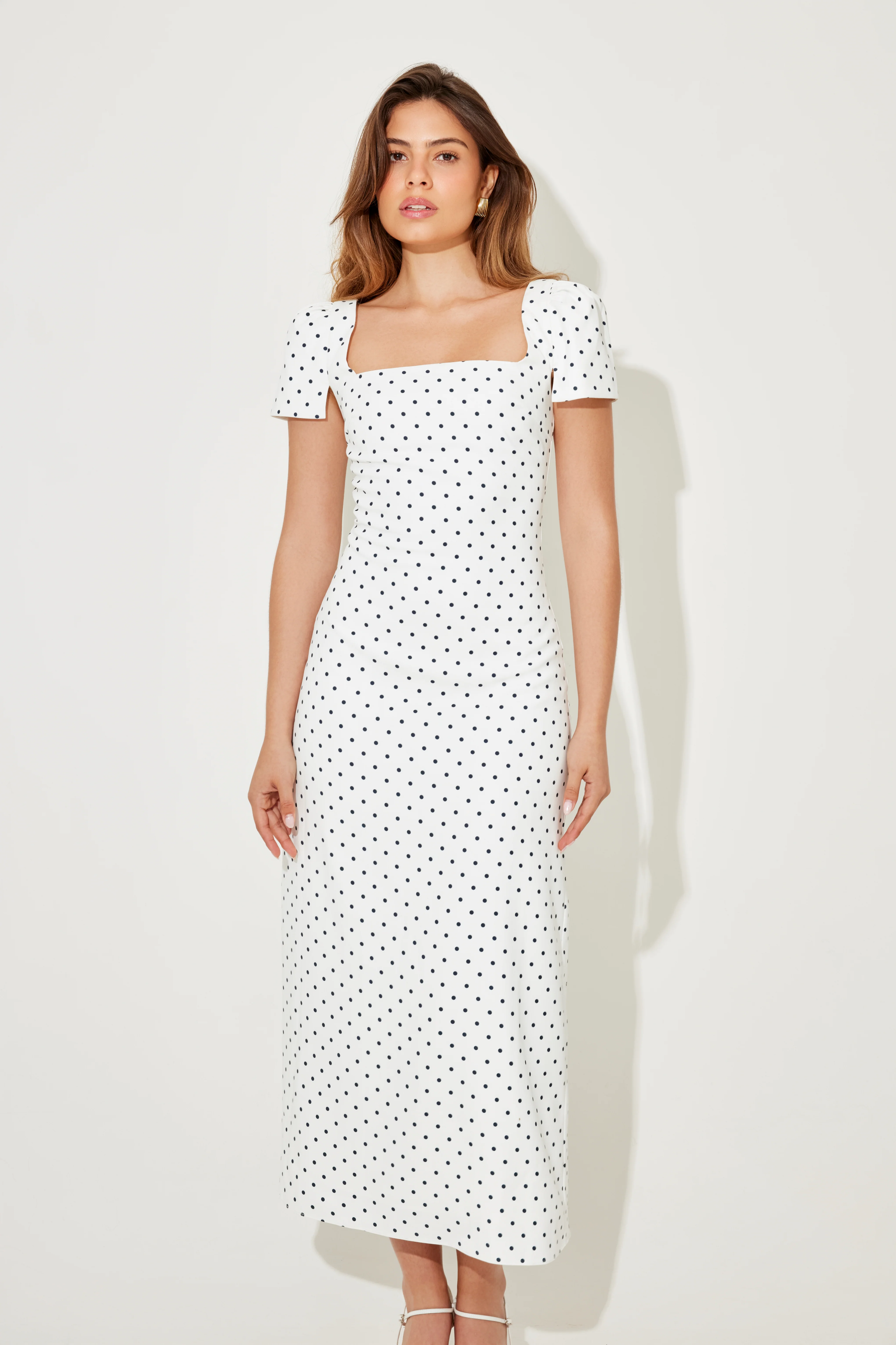 Square Neck Slip Midi Dress - Image 3