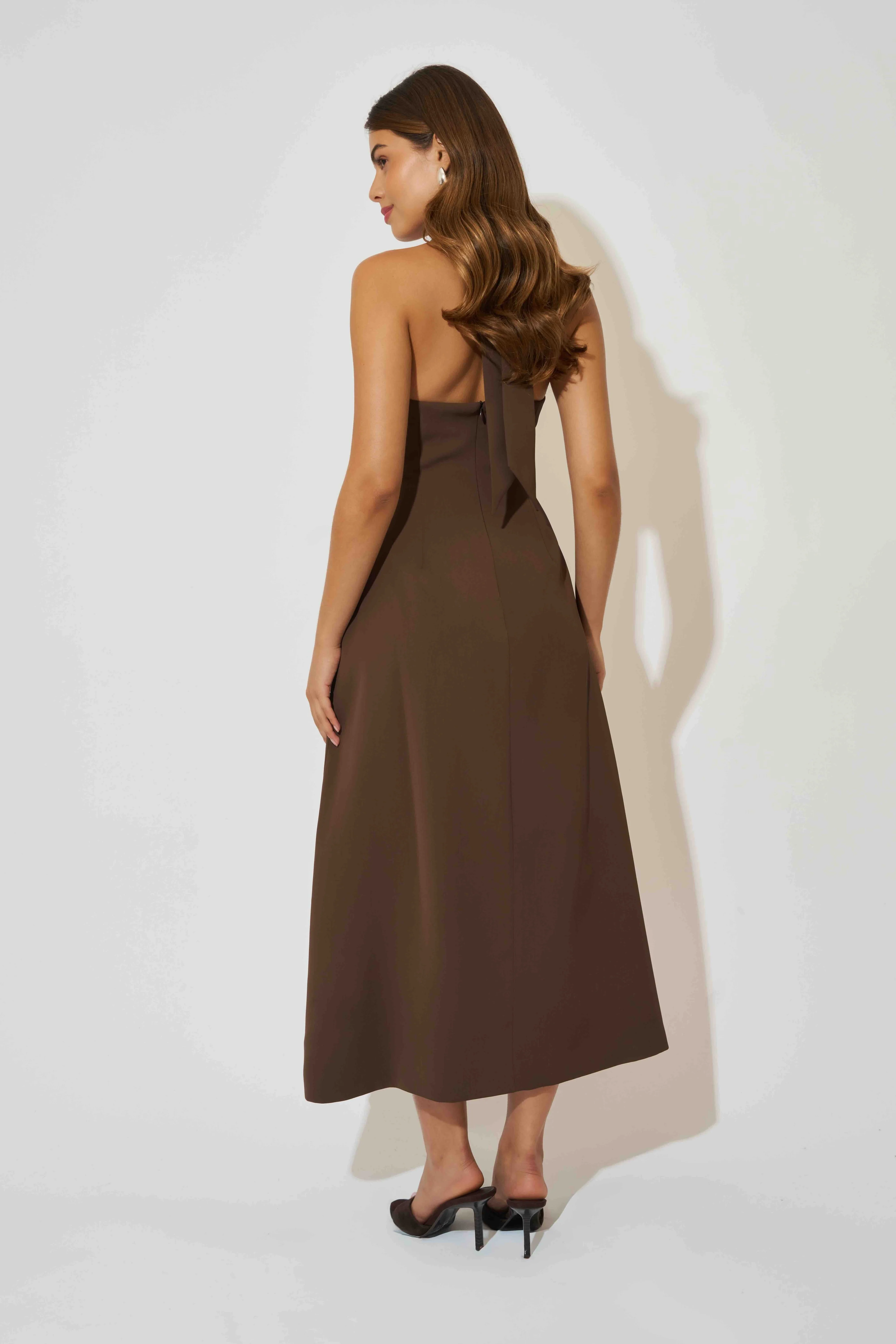 Volume Midi Dress - Image 4