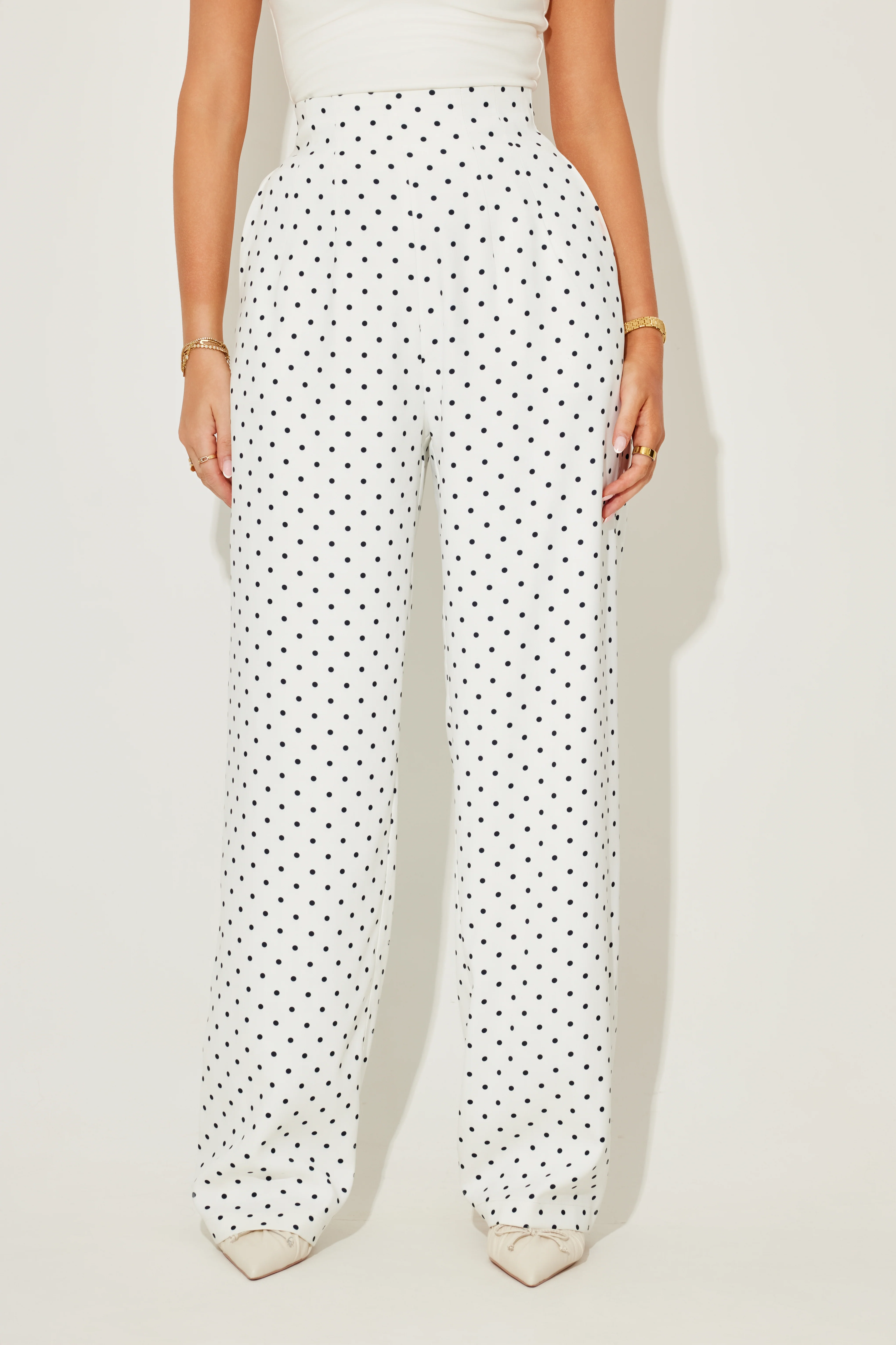 Polka Dot Wide Legs - Image 2