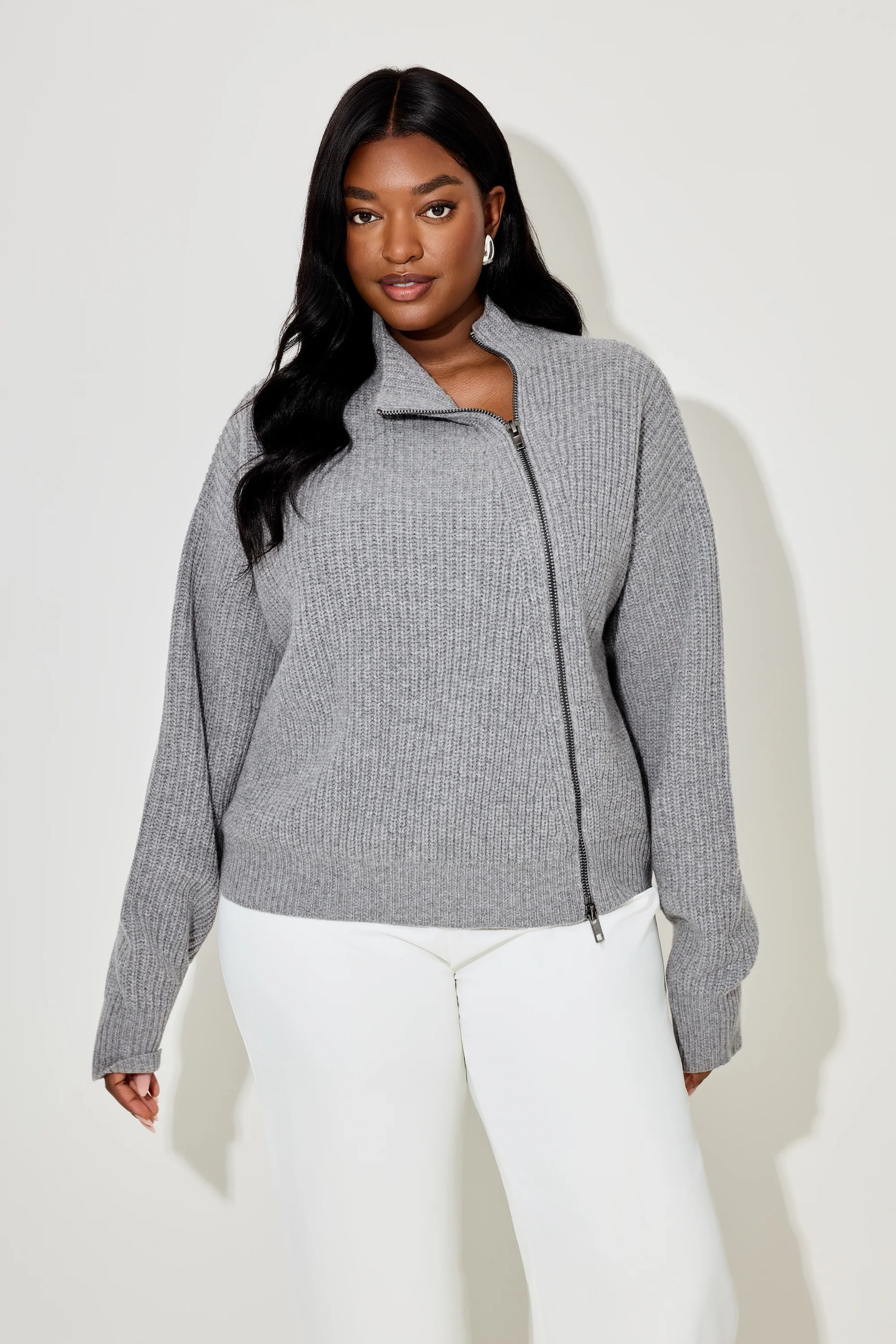 Wool Zip Jumper - Image 5